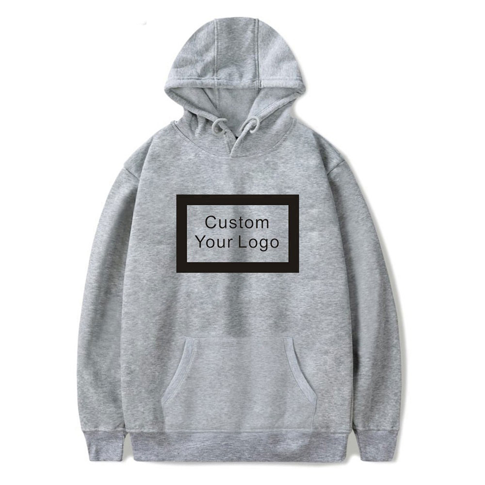 Wholesale Custom Logo Hoodies Unisex Men Women Long Sleeves Organic Cotton Oversized 