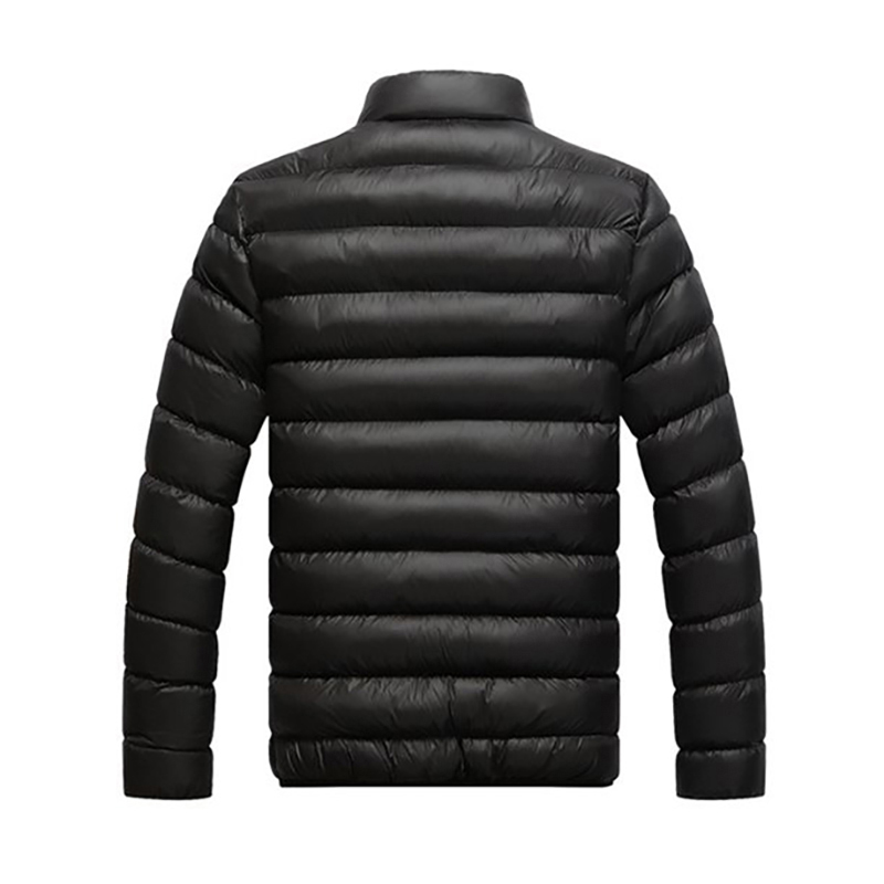 Custom Logo Padded Hooded Down Winter Jacket Mens Fashion Puffer Jacket