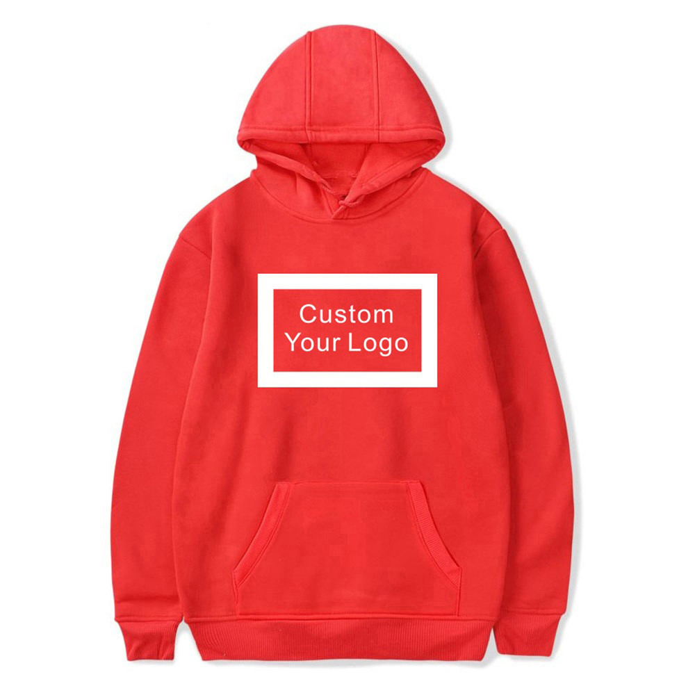 Wholesale Custom Logo Hoodies Unisex Men Women Long Sleeves Organic Cotton Oversized 