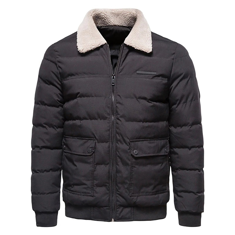 Mens Winter Jacket Casual Fashion Thick Outdoor Men Puffer Parka